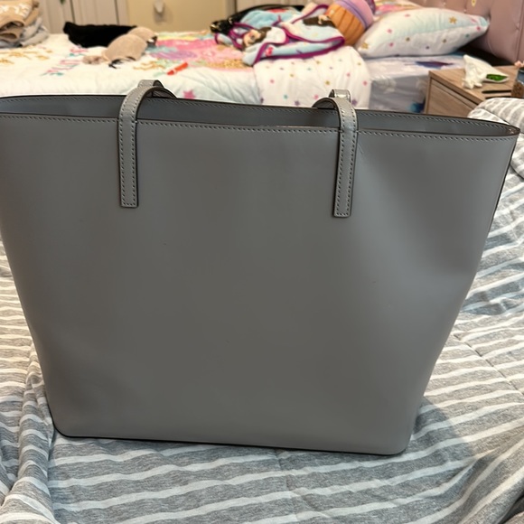 Kate spade leather grey tote - Picture 3 of 5